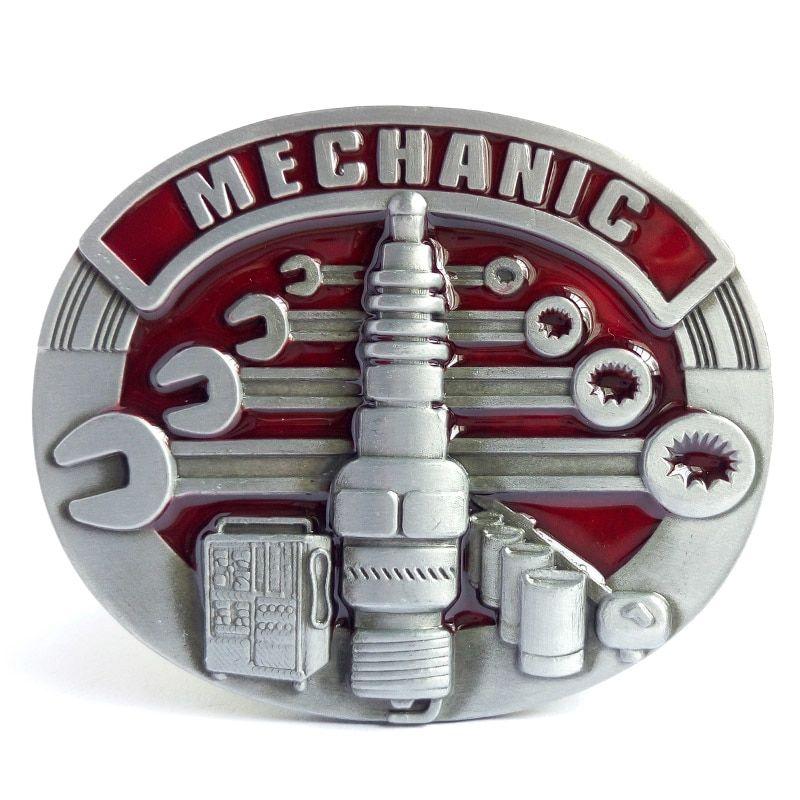 Cool Mechanic Logo - T DISOM Hot Sale Mechanic Belt Buckle For Mens Metal Belt Buckle ...