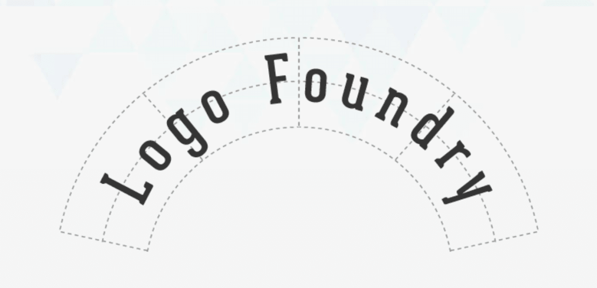 Curved Text Logo - Create a Logo in minutes with Logo Foundry