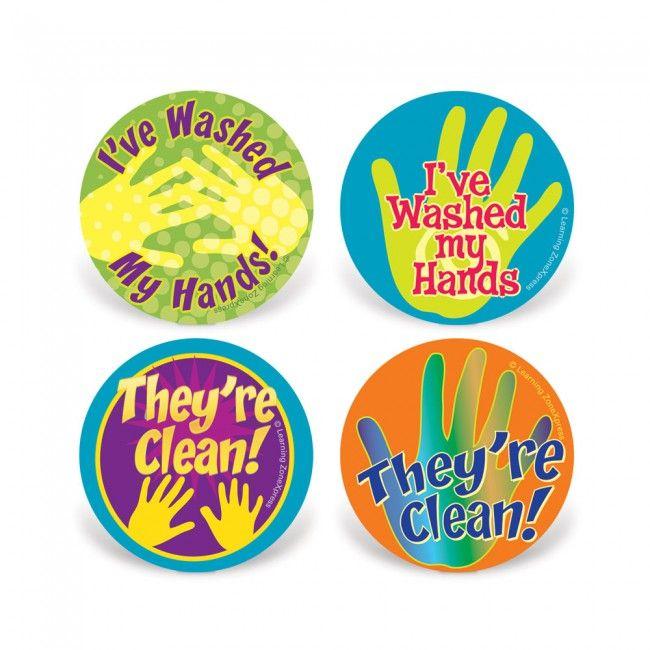 Who Hand Hygiene Logo - Hand Washing Stickers. Hygiene Incentive Stickers