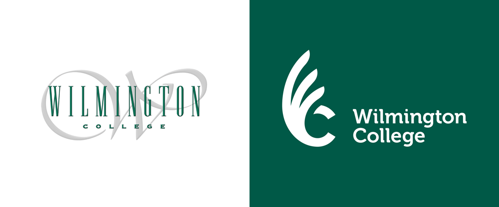 Blue Green College Logo - Brand New: New Logo and Identity for Wilmington College by Landor