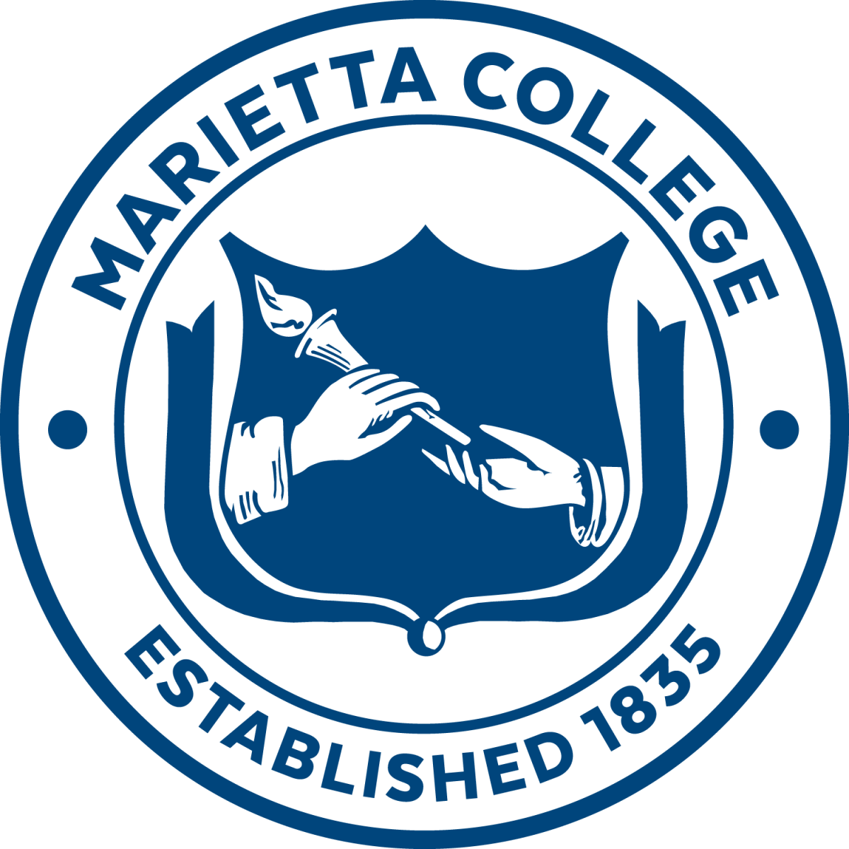 Blue Green College Logo - Brand Guide: Visual Identity Guidelines | Marietta College