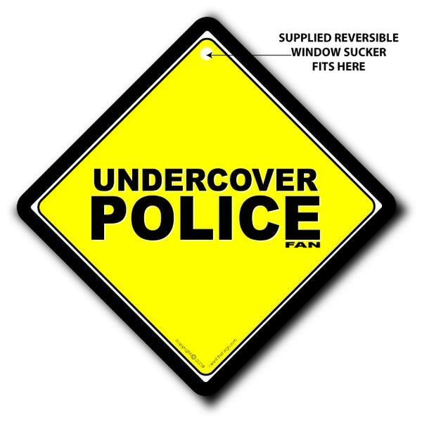 Undercover Police Logo - Undercover Police Car Sign