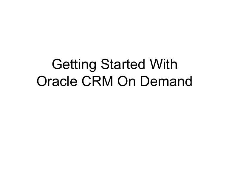 Oracle CRM Logo - Oracle crm on demand