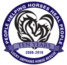 Horse Rescue Logo - Lucky Orphans