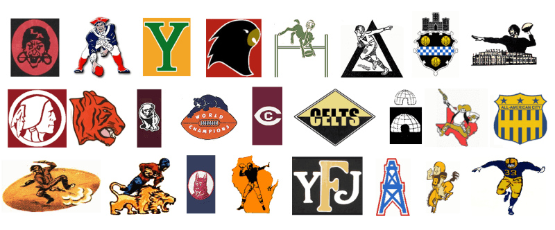 Old NFL Football Logo - NFL AFL APFA Old Defunct Logos W Picture Quiz By Marto1 Dise O De