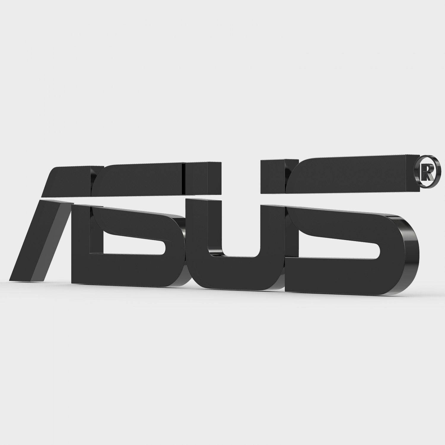 Asus Logo - Asus logo 3D Model in Parts 3DExport