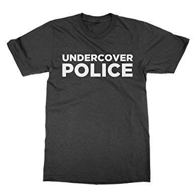 Undercover Police Logo - Undercover Police T Shirt: Amazon.co.uk: Clothing