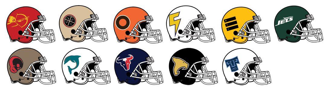 Old NFL Football Logo - 11 Alternative Designs for NFL Team Logos | Sportige
