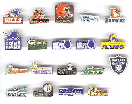 Old NFL Football Logo - NFL Pin, NFL Pins, NFL Lapel Pins, NFL Logo Pins, NFL Football Pins ...