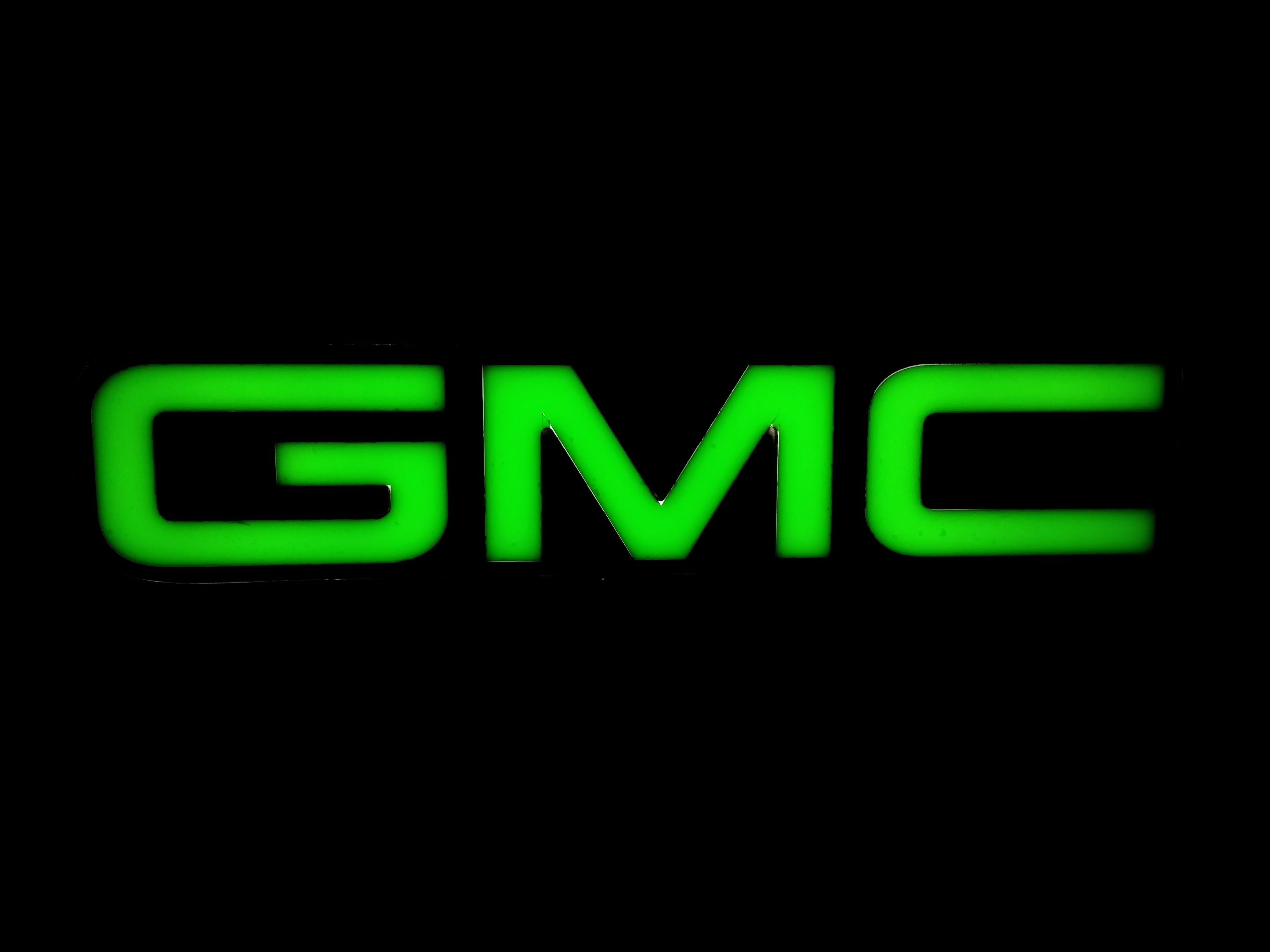 Custom GMC Logo - GMC Custom Lit Truck Logo. Any vehicle make, any model, any