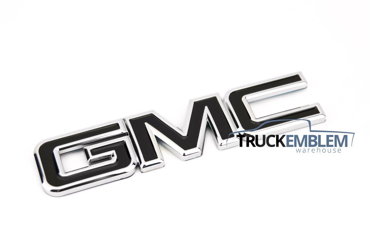 Custom GMC Logo - NEW CUSTOM BLACK 2015 2017 GMC YUKON DENALI XL LIFTGATE EMBLEM NEW