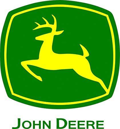 Vintage John Deere Logo - Amazon.com: JOHN DEERE LOGO Decal (Set of 2) 5 3/4
