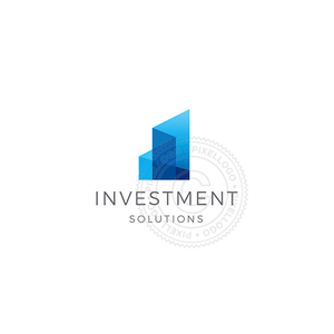 Google Glass Logo - Investment Group - glass building Logo | Pixellogo