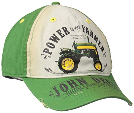 Vintage John Deere Logo - John Deere Logo Vintage Baseball Hat - One-Size - Men's Green, One ...