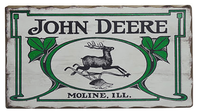 Vintage John Deere Logo - Must Have Items To Complete Your Ultimate John Deere Garage