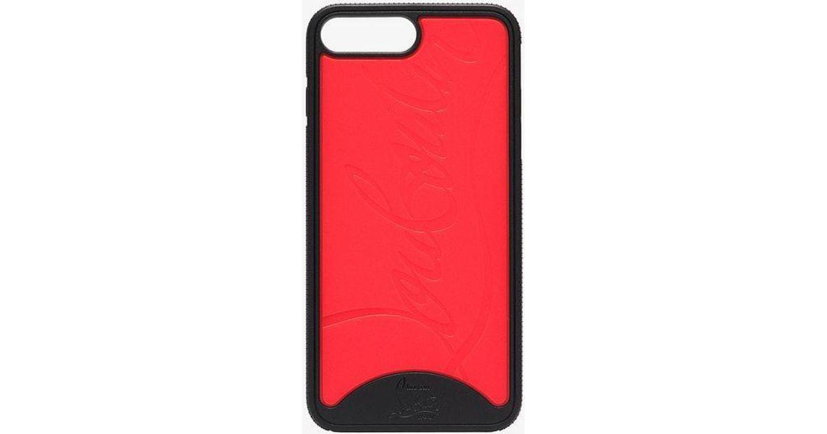 Red and Black Logo - Christian Louboutin Red And Black Logo Iphone 7 & 8 Plus Case in ...