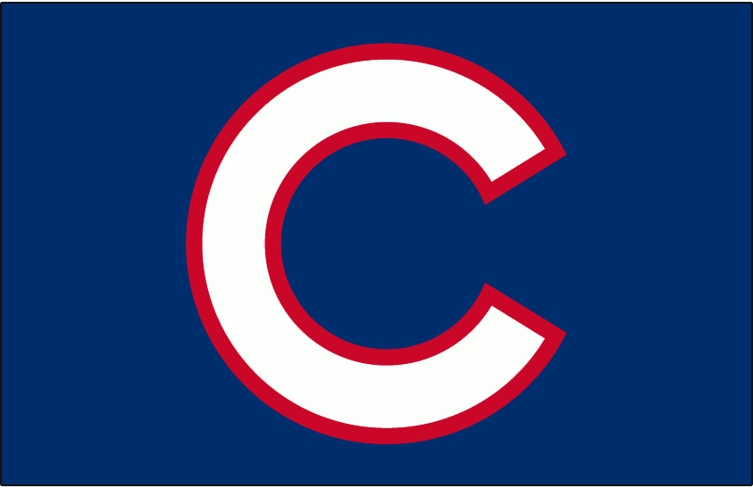 Chicogo Red White and Blue C Logo - Chicago Cubs Batting Practice Logo - National League (NL) - Chris ...