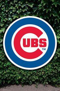 Chicogo Red White and Blue C Logo - Chicago Cubs LOGO ON IVY Official MLB Baseball Team Logo Style WALL