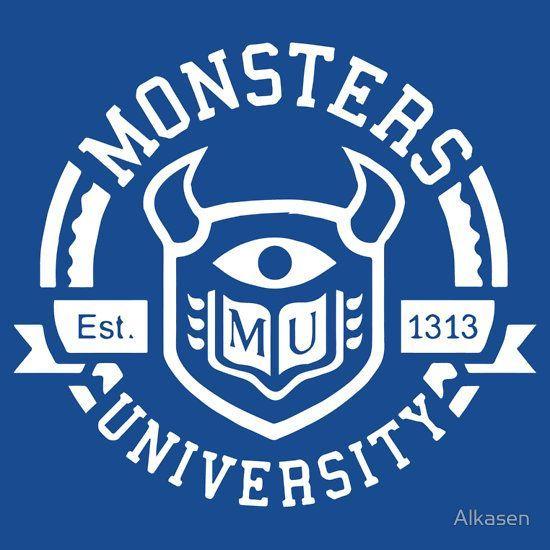 Disney Pixar Monsters University Logo - Monsters University! MU by Alkasen. Monsters Inc. Monster