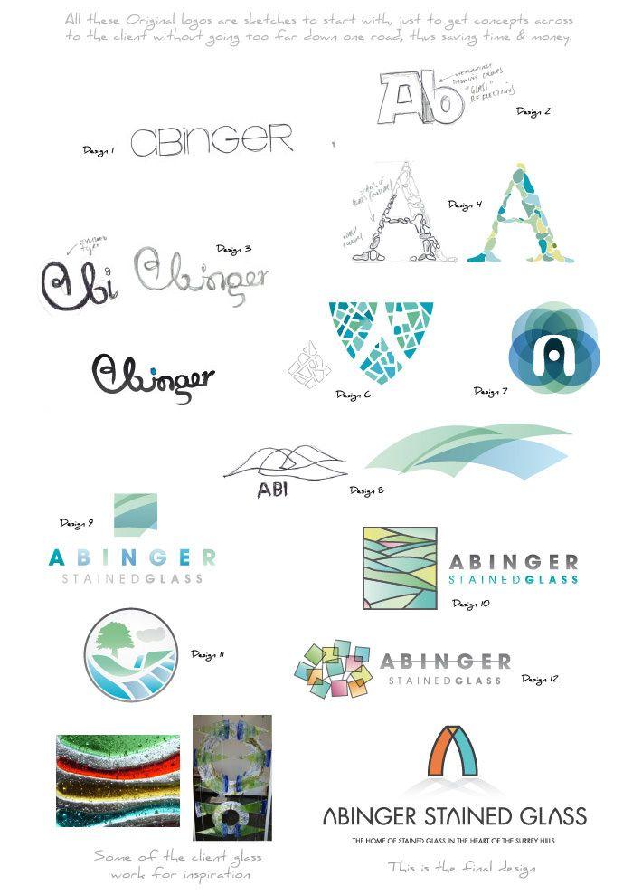Google Glass Logo - Abinger stained glass logo | LOGO Design