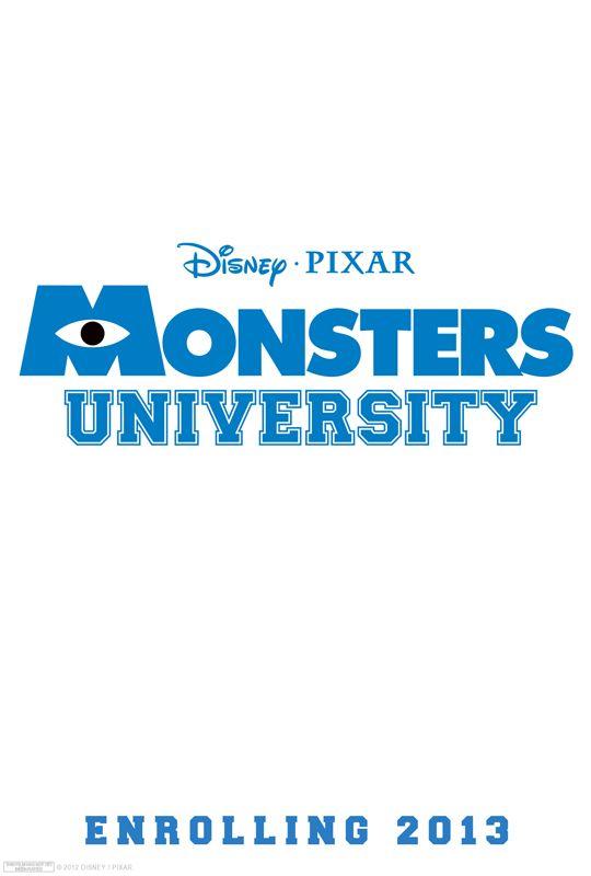 Disney Pixar Monsters University Logo - File:Monsters University poster.jpg - Wikimedia Commons