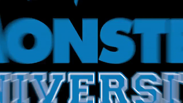Disney Pixar Monsters University Logo - Pixar monsters inc GIF on GIFER