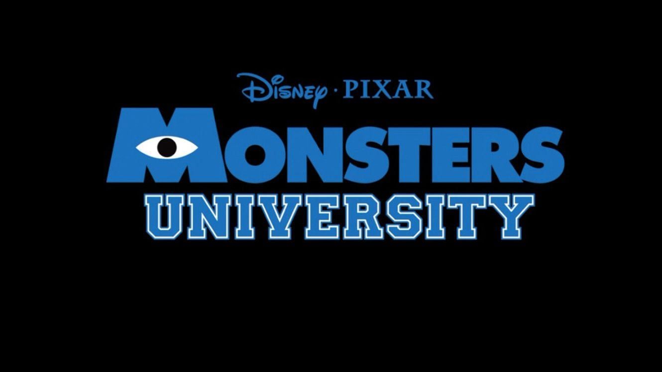 Disney Pixar Monsters University Logo - Monsters University (2013)