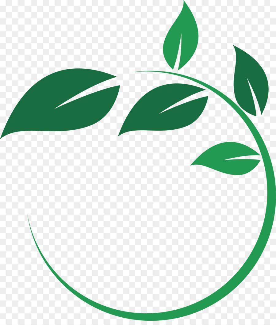 Red Leaf in Circle Logo - Main Street Wellness Studio Leaf Circle Plant stem Logo png