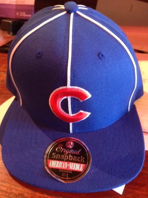 Chicogo Red White and Blue C Logo - Chicago Cubs hat blue with white stripes and red C | The Main Event