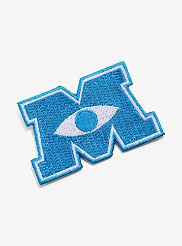 Disney Pixar Monsters University Logo - Monsters University Logo Embroidered Iron On / Sew On Patch