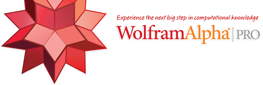 Wolfram Alpha Logo - WolframAlpha PRO acquista in Italia da ADALTA
