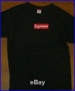 Black and Red Box Logo - VTG SUPREME x'SOPRANOS' RED BOX LOGO ULTRA RARE. BLACK. L