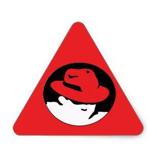Red Hat Linux Logo - Red Hat Linux Stickers
