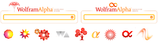 Wolfram Alpha Logo - everywhere: It comes from a 3D object—
