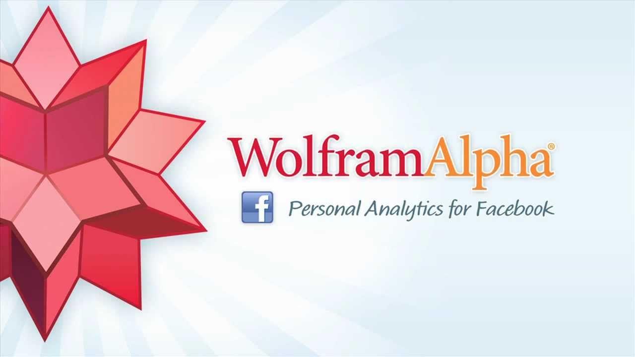 Wolfram Alpha Logo - Wolfram|Alpha Personal Analytics for Facebook - YouTube