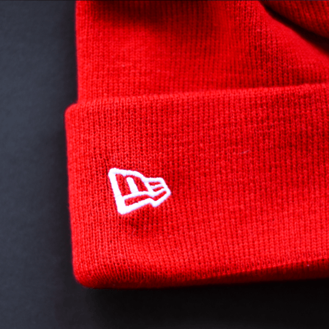 Black and Red Box Logo - Supreme New Era Box Logo Beanie - Black – The MclarenKickShop