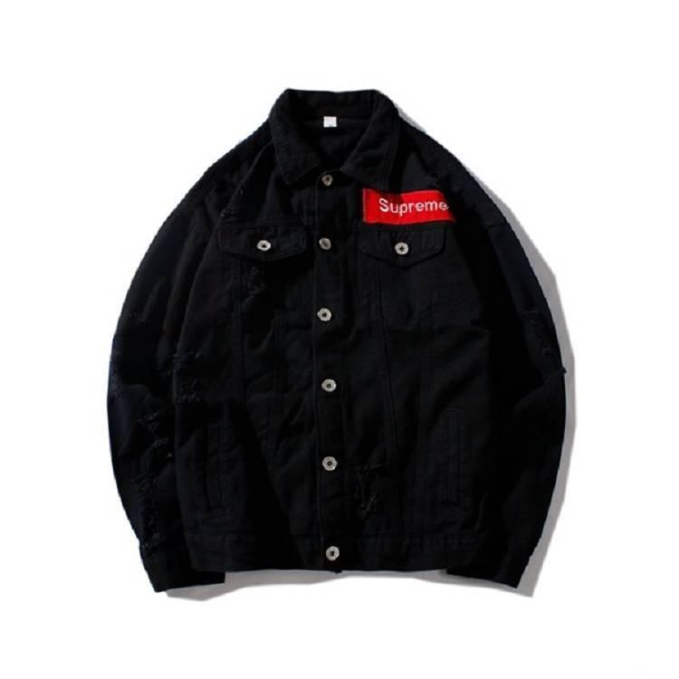 Black and Red Box Logo - Cheap Supreme Red Box Logo Black Jeans and New T-Shirts Hot for Sale