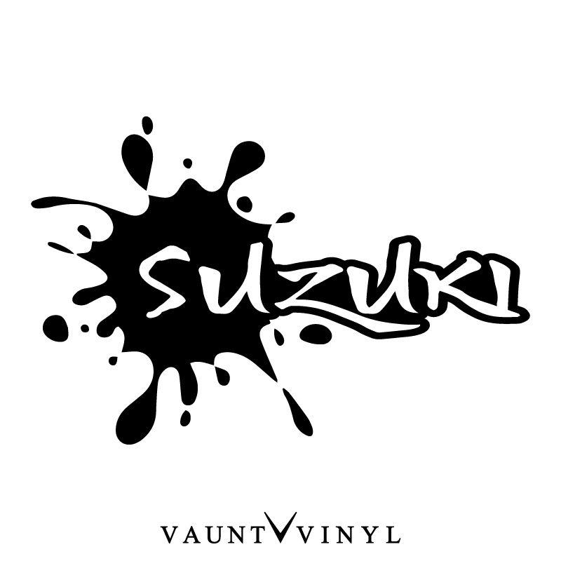 Suzuki Logo - VAUNT VINYL sticker store: Paint SUZUKI Suzuki cutting sticker ...