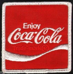 Old Soda Logo - Vintage uniform patch COCA COLA soda pop wave logo #2 unused new old ...