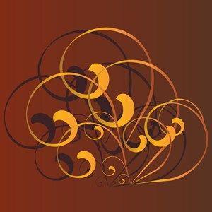Brown Swirl Logo - Free Brown Swirl Vector Ornament - Free Graphics