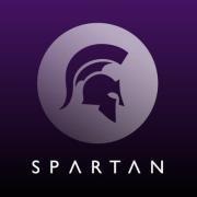 Purple Spartan Logo - Spartan Logo. Spartan's Own. Spartan logo, Logos, Logo design