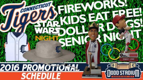 CT Tigers Logo - CT Tigers Unveil 2016 Promo Schedule