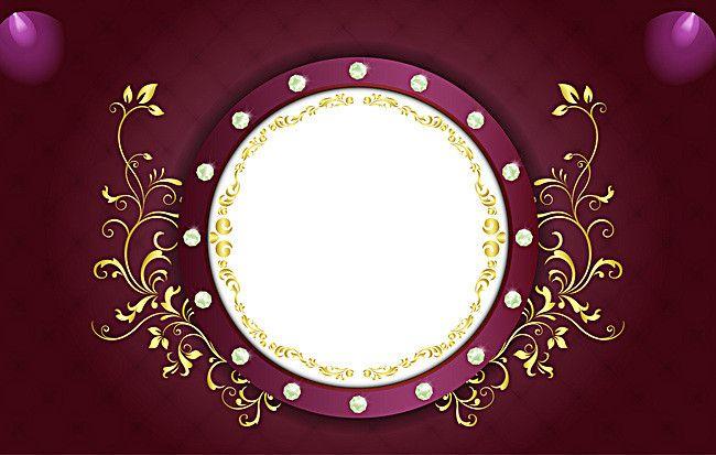 Purple and White Circle Logo - Gold Pattern White Circle Purple Background, Golden, Pattern, White