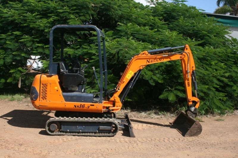 Excavator Nagnao Logo - Nagano Ns16-3 Excavator 1016 - www.justheavyequipment.com.au