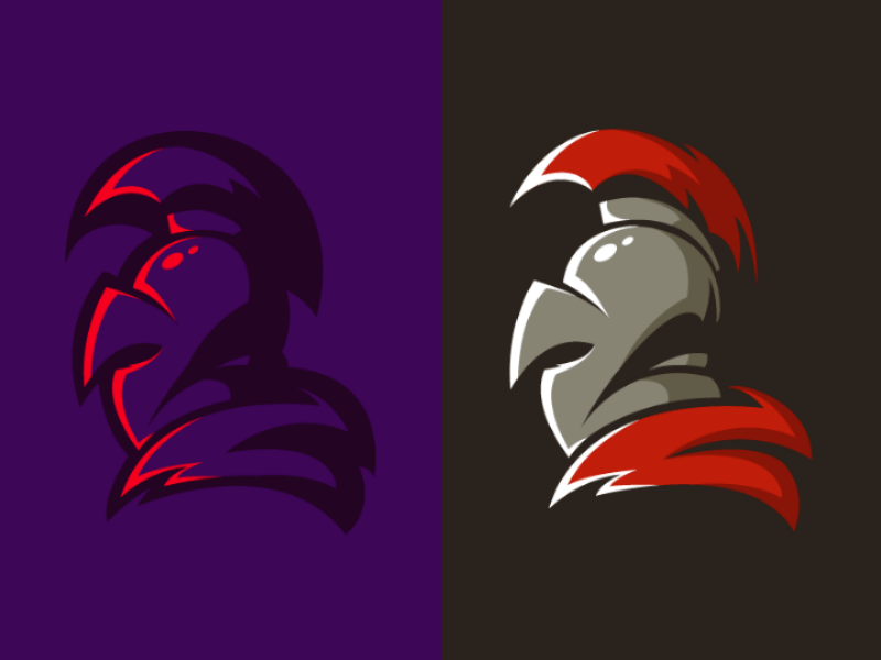 Purple Spartan Logo - Spartan Logo Mascot by iBrandStudio | Dribbble | Dribbble