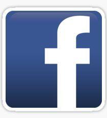 Very Small Facebook Logo - Facebook Stickers | Redbubble