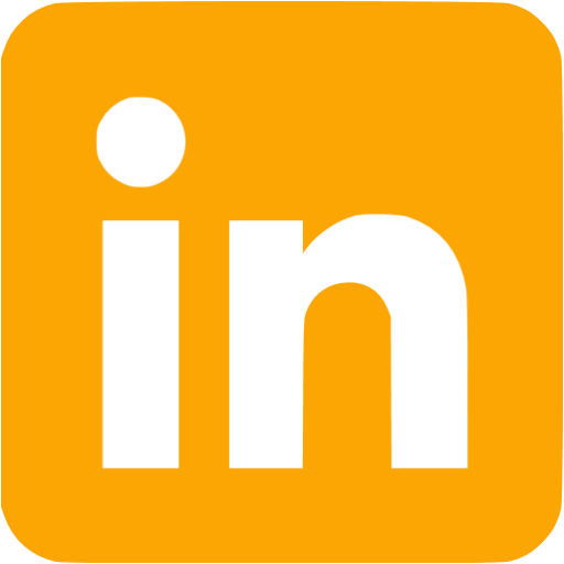 My LinkedIn Logo - Orange linkedin 3 icon orange site logo icons