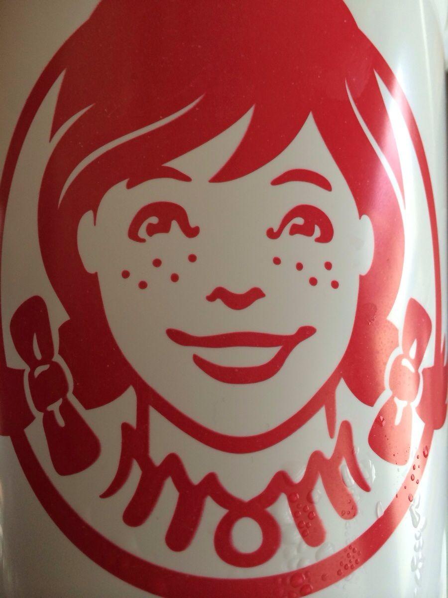 New Girl Wendy's Logo - The collar on the Wendy's girl logo appears to say 