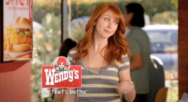 New Girl Wendy's Logo - Real Wendy vs Hot Wendy Commercial Girl