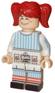 New Girl Wendy's Logo - NEW** LEGO Custom Printed - WENDY'S GIRL - Restaurant Logo ...
